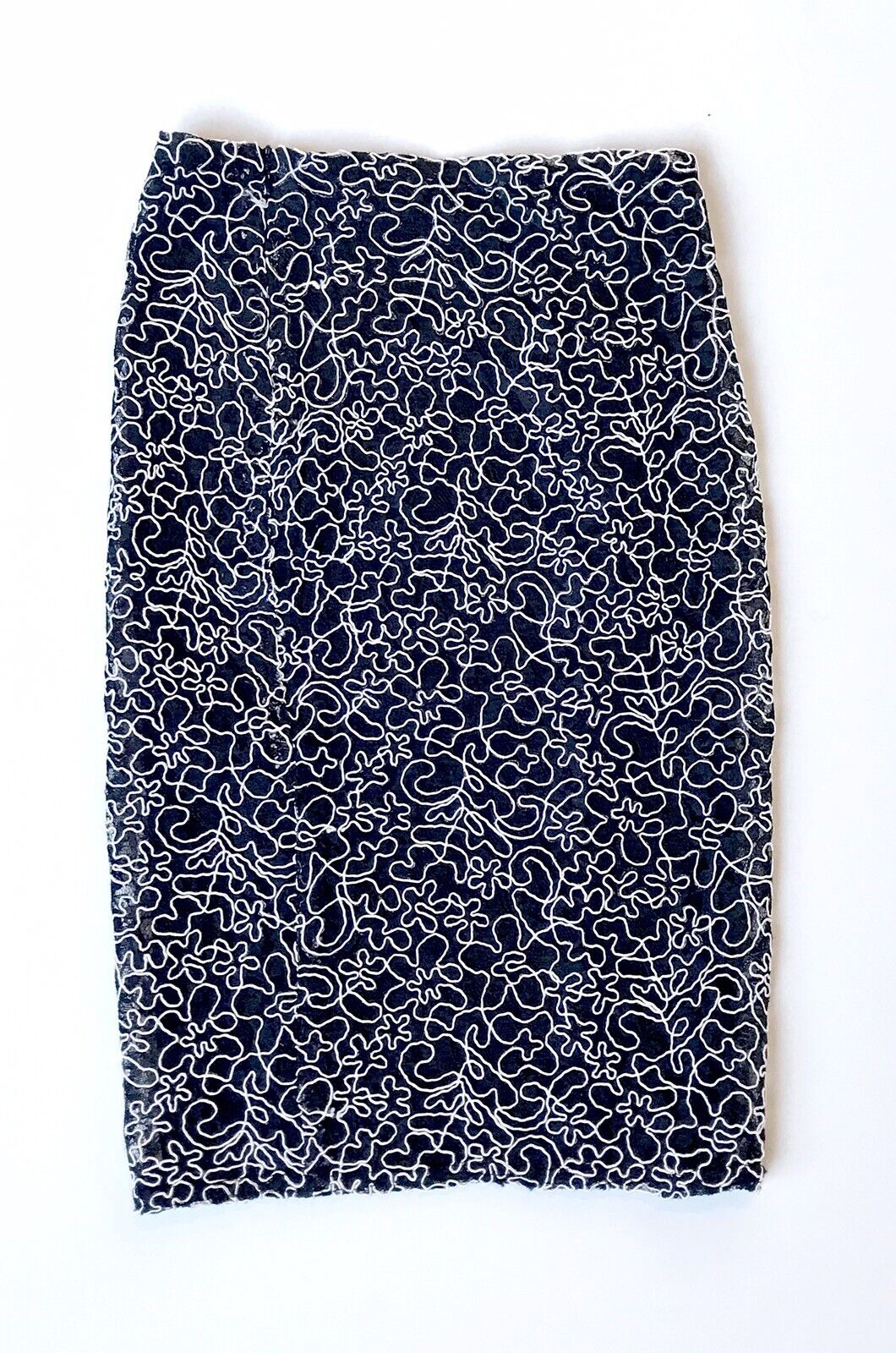 NEW Aqua Lace Black & White Pencil Skirt XS Retail $78 Price $29 NWT