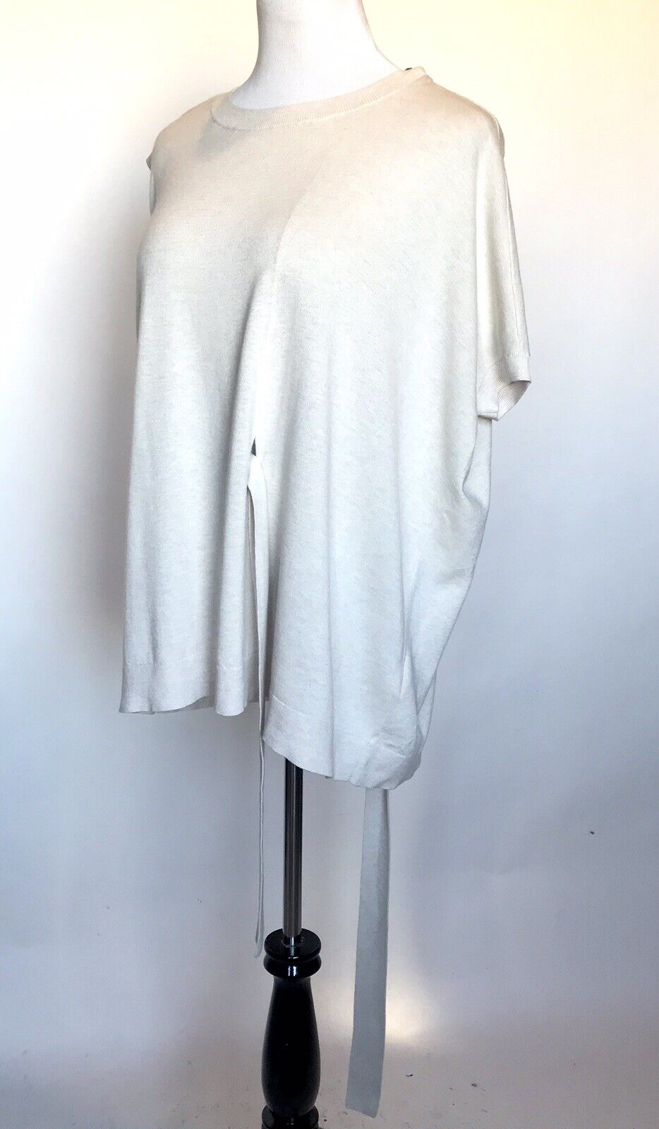 AllSaints Shera Asymmetrical Knit Top Retail $195 Price $78 Size M NWT