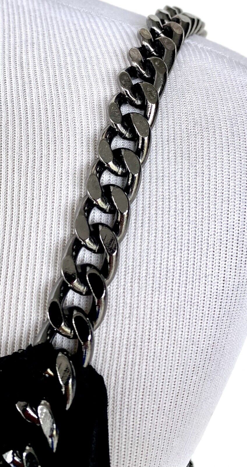 Allsaints Black Asha Chain & Lace Dress Size 0 Retails $505 Price $169 NWT