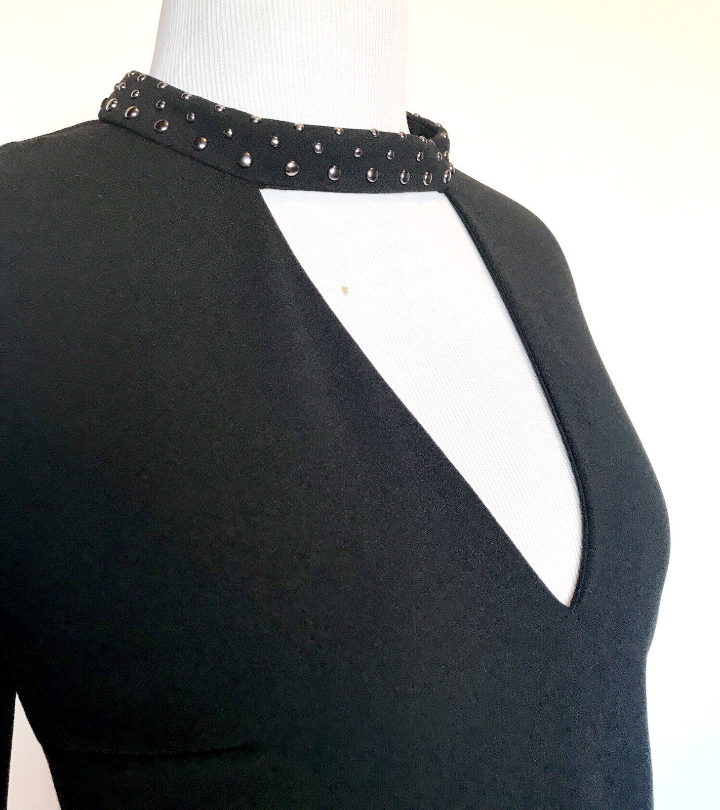 Rachel Roy Black Embellished Stud Dress . NWT Retails $159 Price $69 Size 2