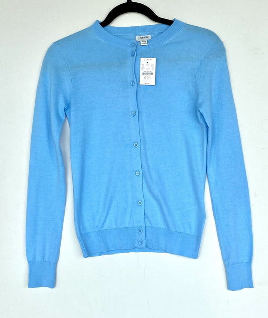 J Crew Classic Cotton Cardigan Sweater. NWT Retail $59.50 Price $34.97 Size XXS