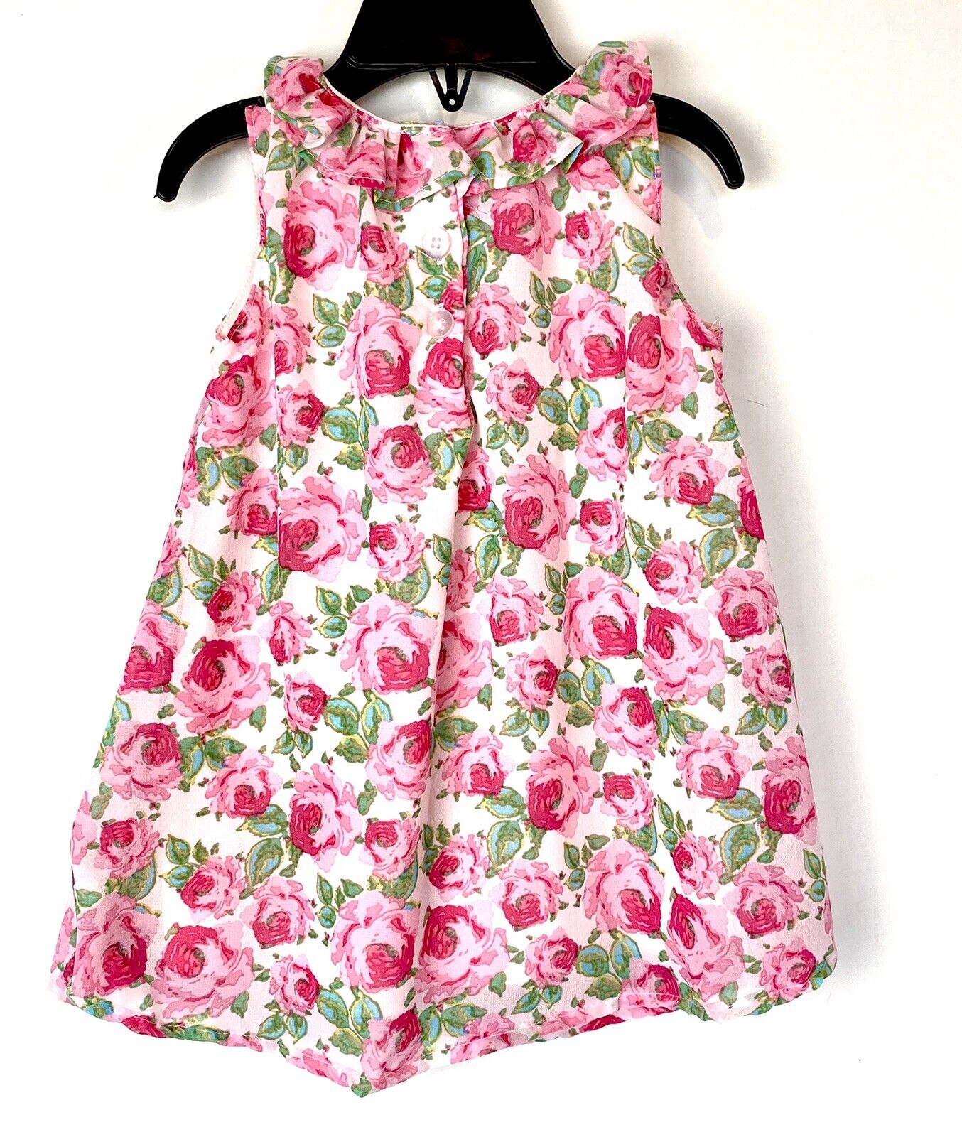 Koala Kids Baby 2 Pc Pink Flower Dress & Panties 6-9 Months NWT $23