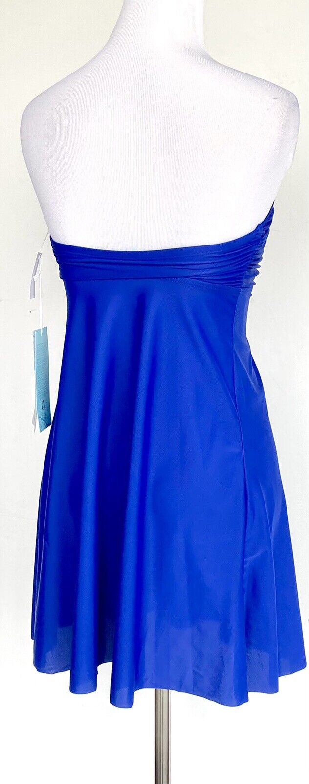 Eco Swim Blue Swim Dress Cover-Up Size XS Retail $48 Price $28 NWT