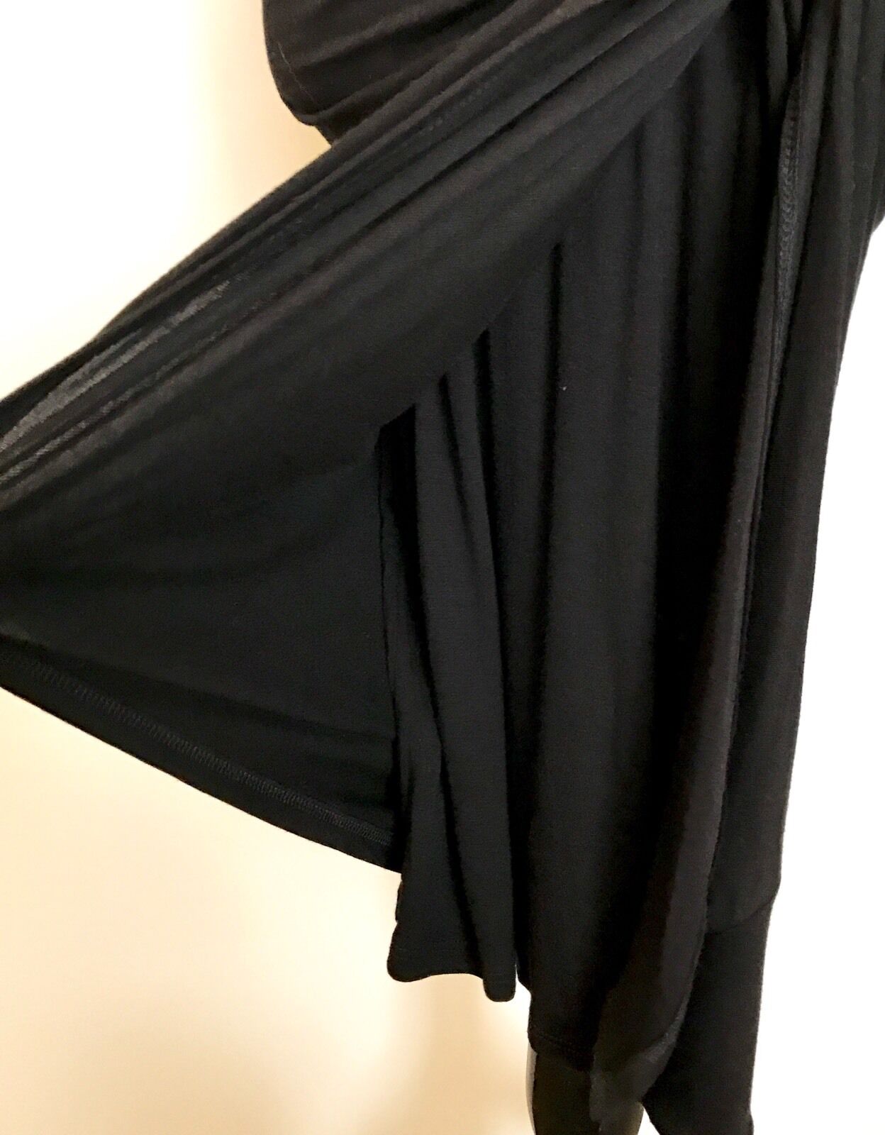 The Vanity Room Dark Black Knot Detail Wrap Dress. NWOT Price $32