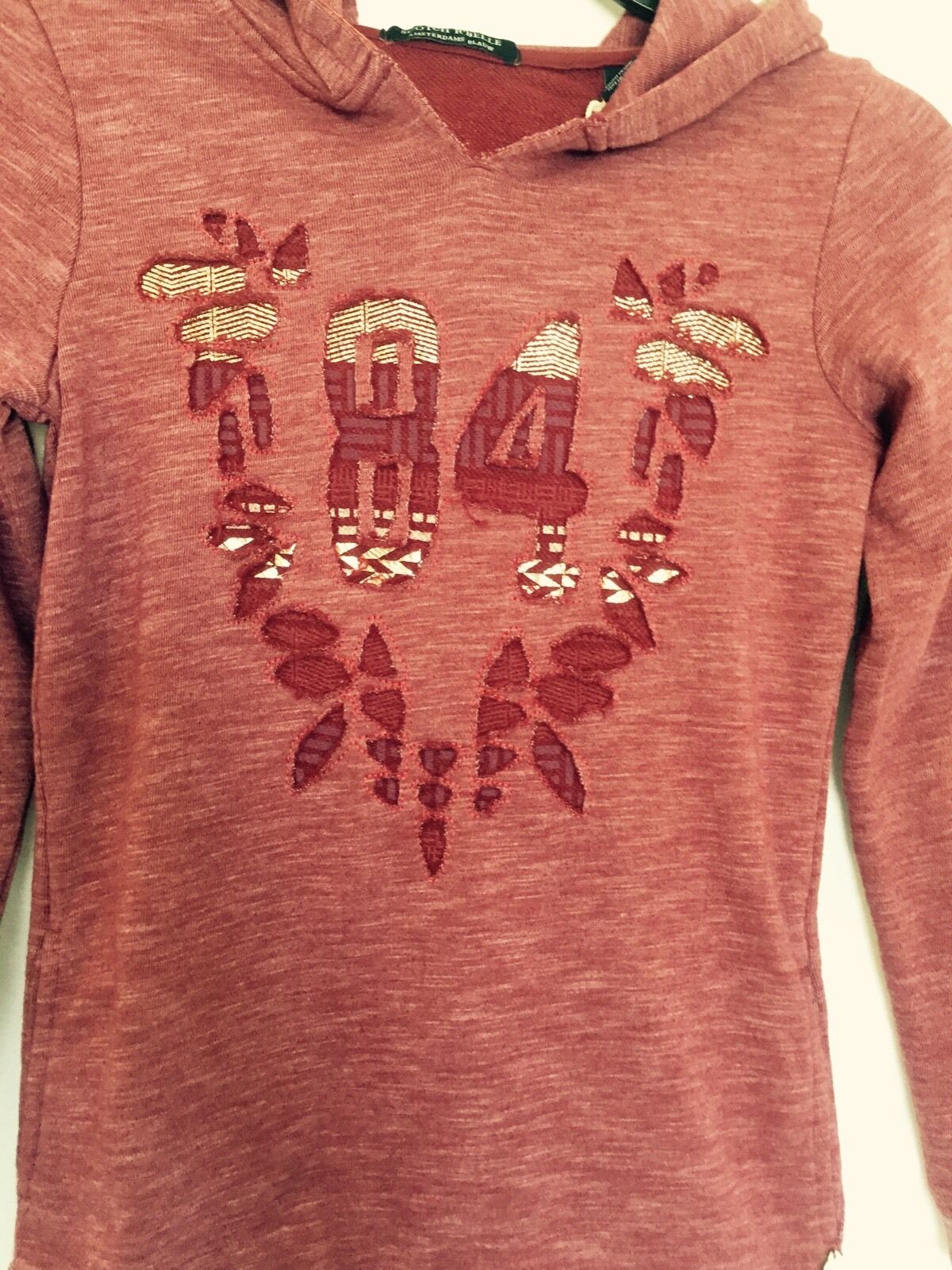 Scotch R'Belle Light Burgundy SweatShirt.NWT Age 10 Retail $99 Price $39