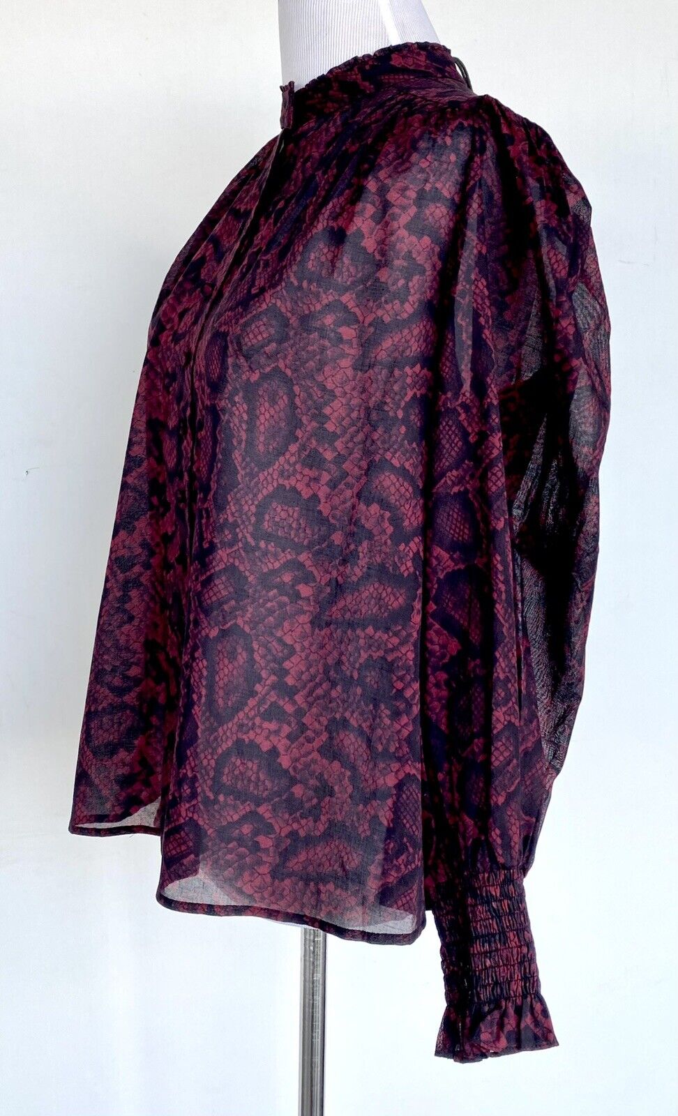 AllSaints Leonie Stanza Shirt NWT Retail $229 Price $96 Size 0 Vintage Style