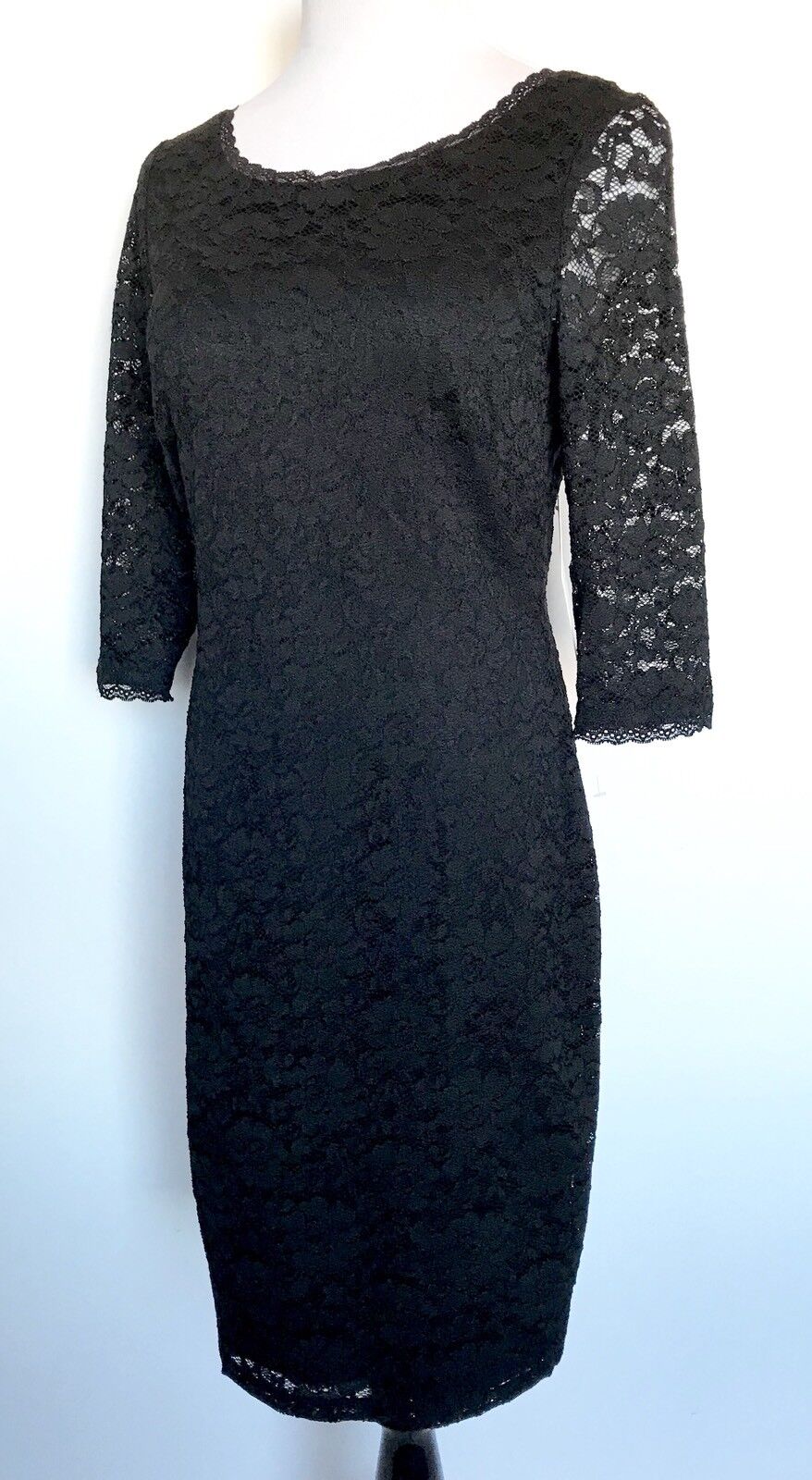 Eliza J  Black Lace Dress NWT Retails $128 Price $68 Size 6