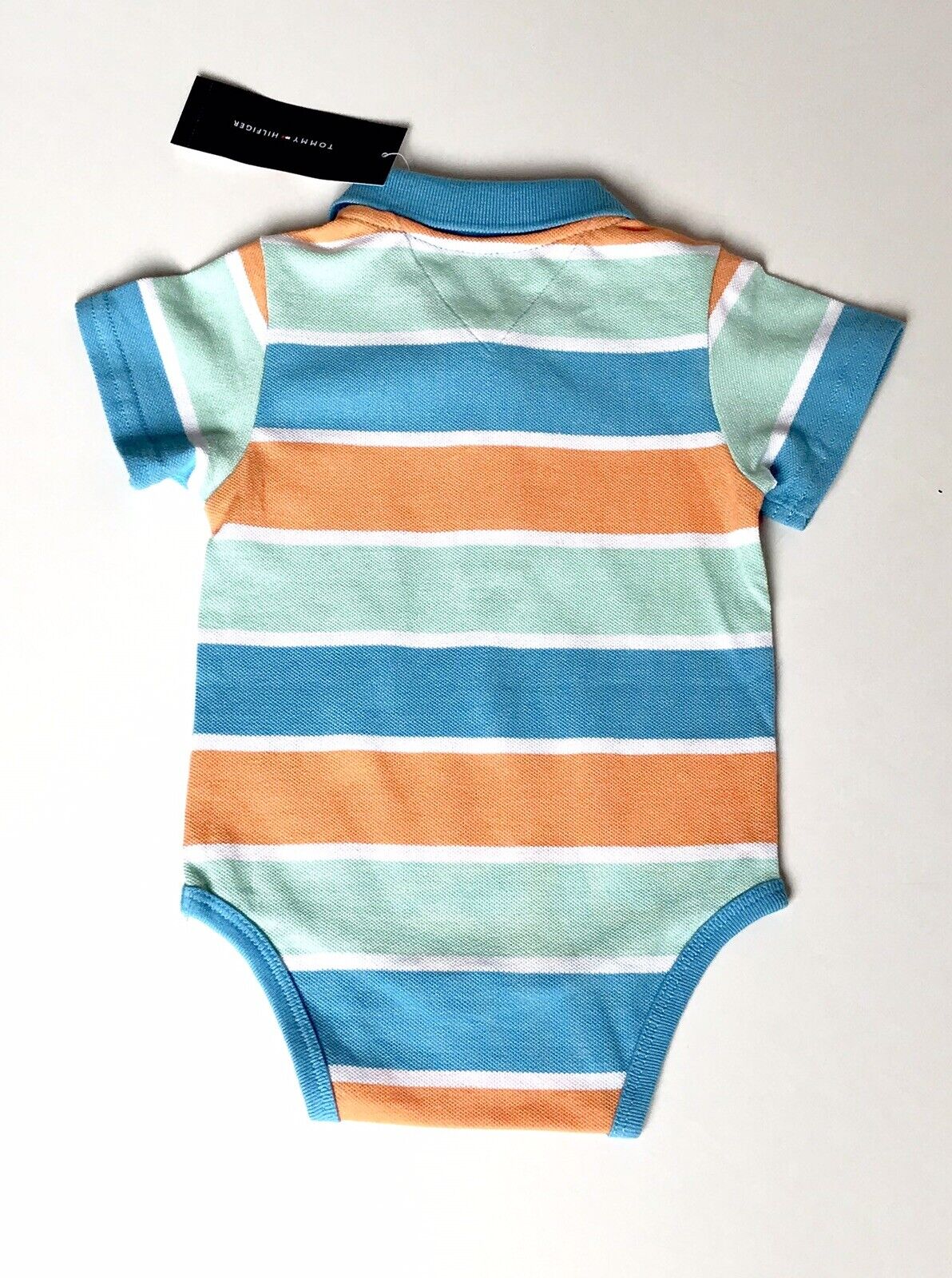 Tommy Hilfiger Stripe Polo Bodysuit. Retails $27.50 Price $15.50 NWT