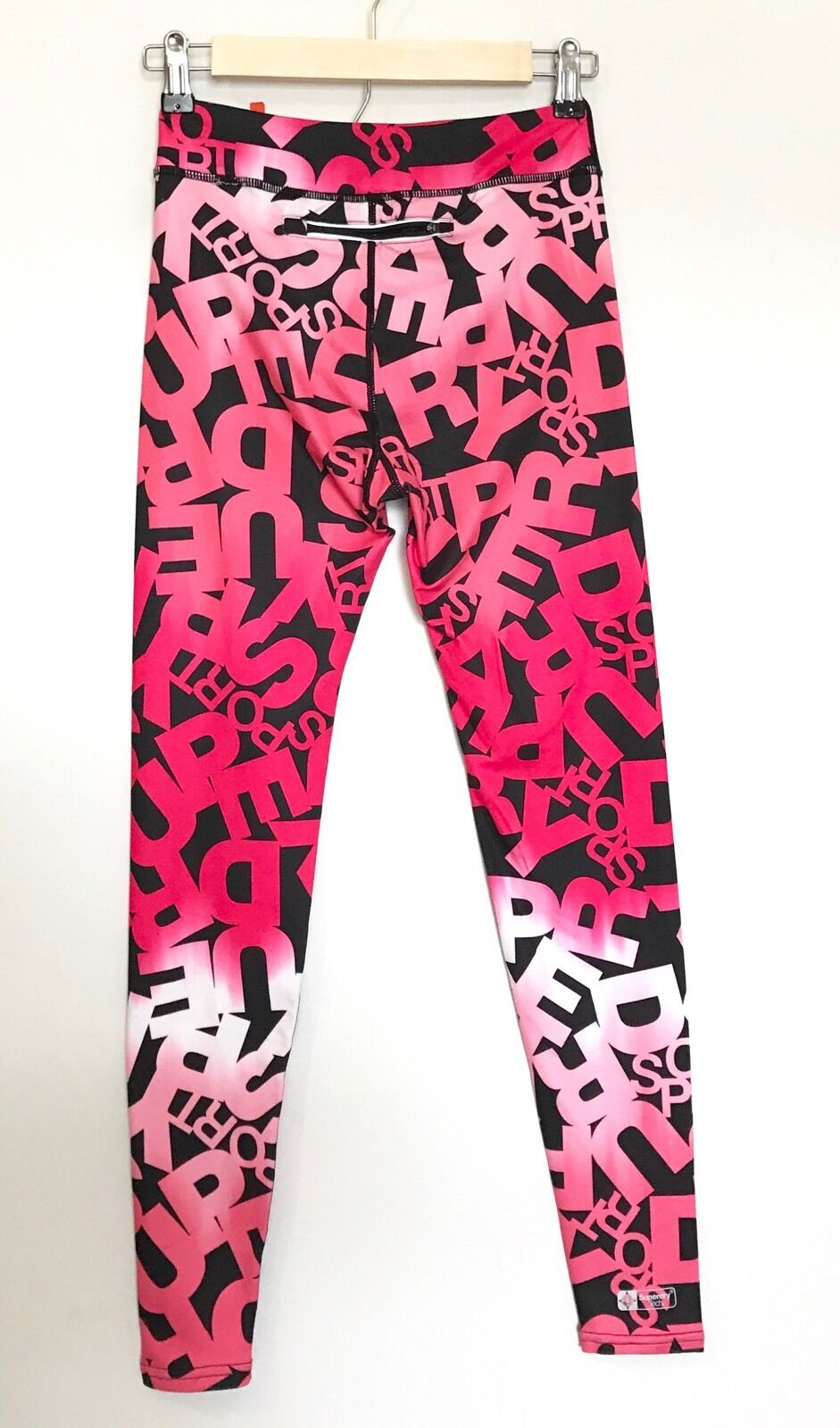 Superdry Gym Logo Leggings. Zip Pocket Back NWOTSize XS Retails $44.50 Price $33