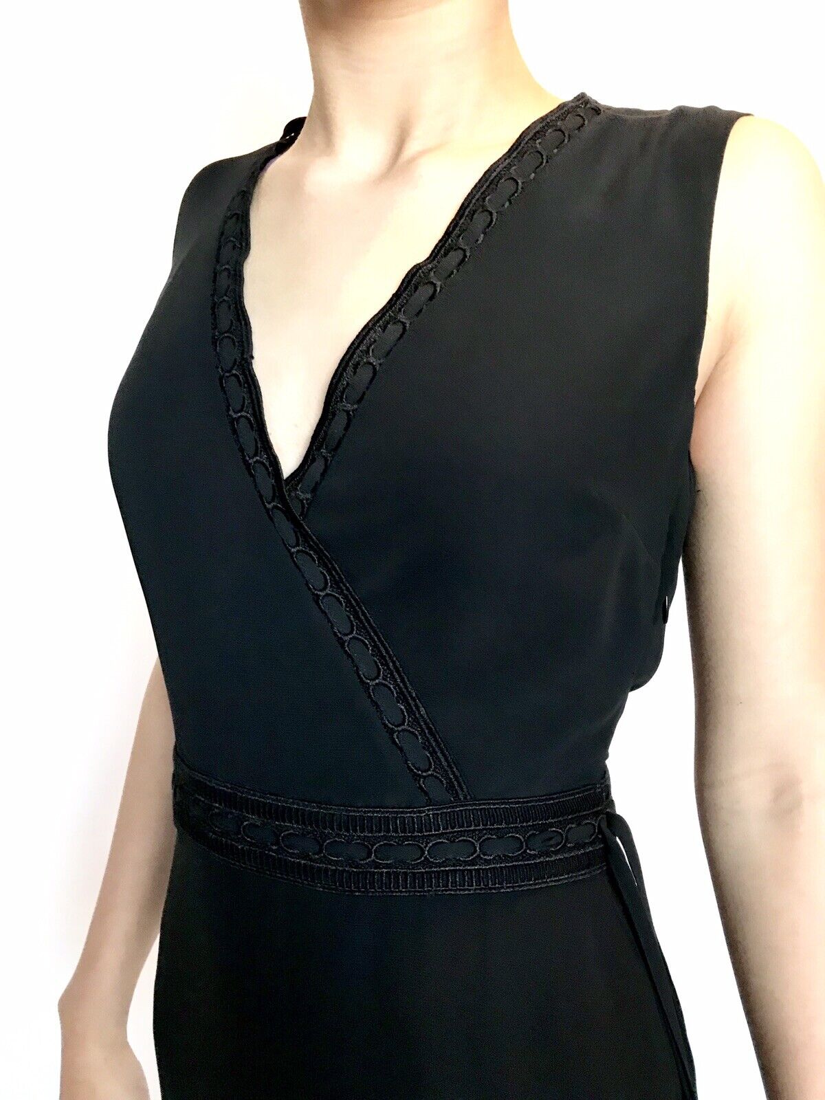 AllSaints Black Keena Pleat Dress. Retail $308 Price $139 NWT All Saints Sz 0