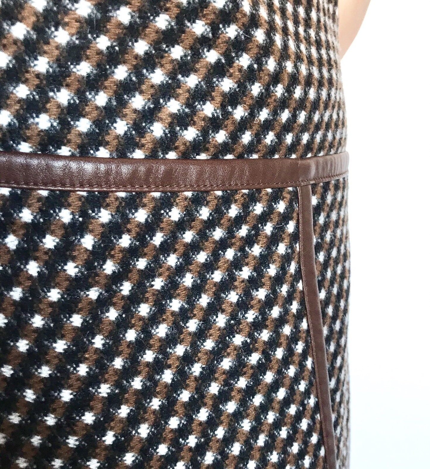 Prada Tweed Wool & Angora Dress NWT Size Italian 38 US 2  Price $699