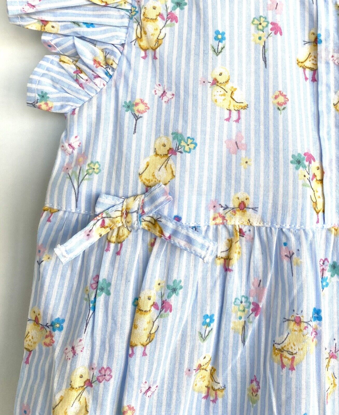 Monsoon London Chick Blue Stripe Romper 12-18 M Price $35