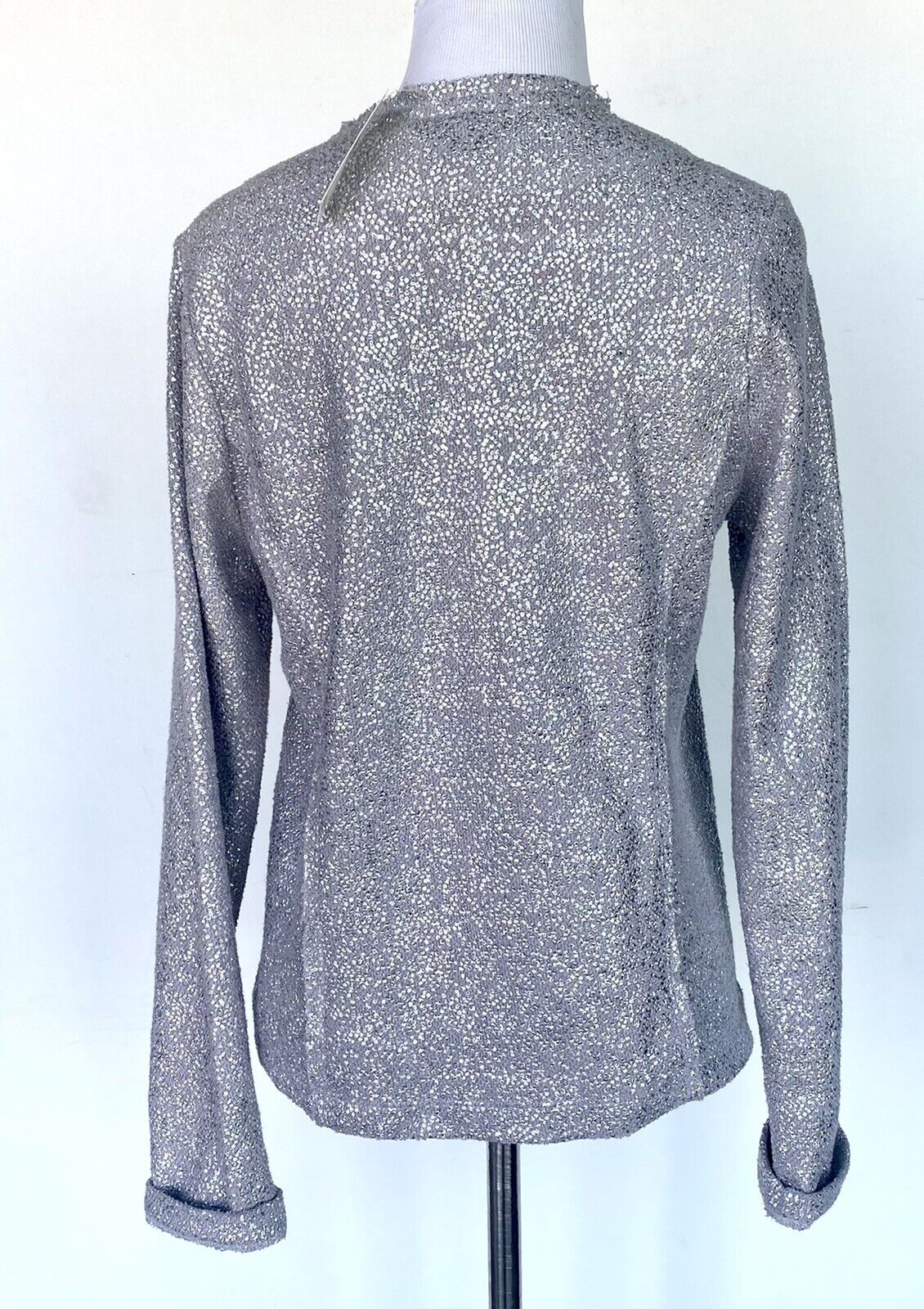 Anthropologie Dolan Silver Grey Jacket Retails $128 Price $59 XS Raw Edge NEW