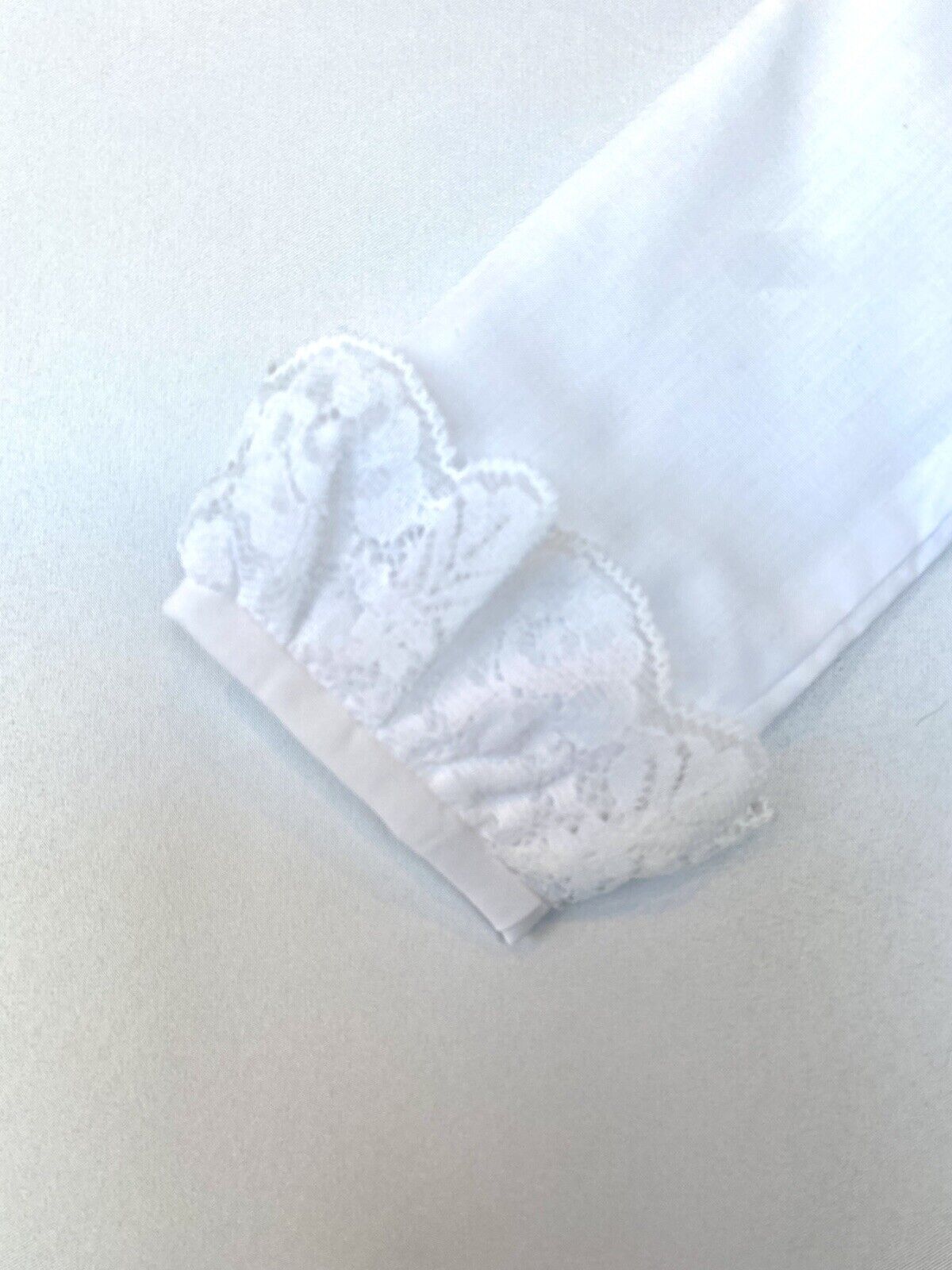 Creaciones Gavidia Piccoli & Co White Lace Collar Blouse Price $34 6 Months