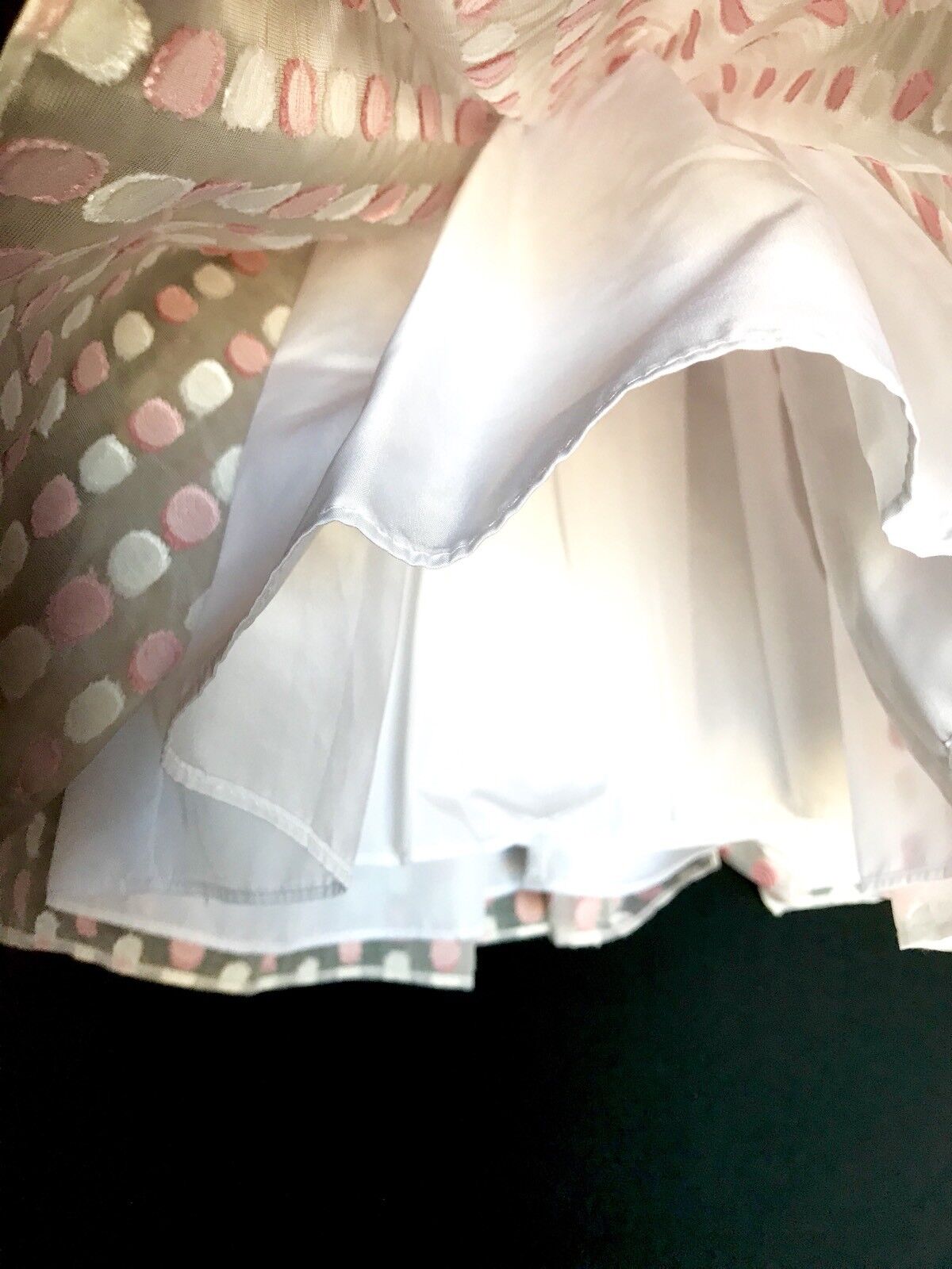 Pippa & Julie Pink & White Spot Stitch Dress. Retail $68 Price $29 2T NWT
