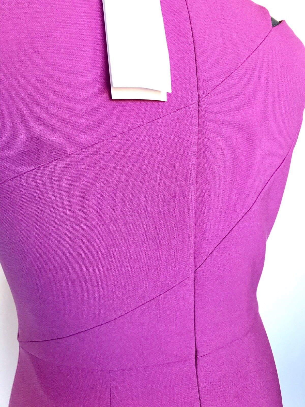 BOSS Hugo Boss Danouk Purple Cutout Sheath Dress Retail $575 Price $225 Size 10