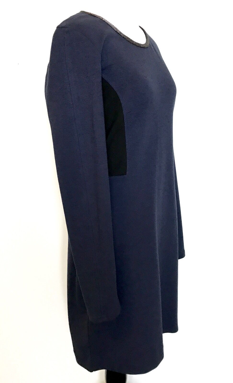 Maison Scotch Scotch & Soda Blue Black Dress NWT Retail $139 Price $52 Size3 L