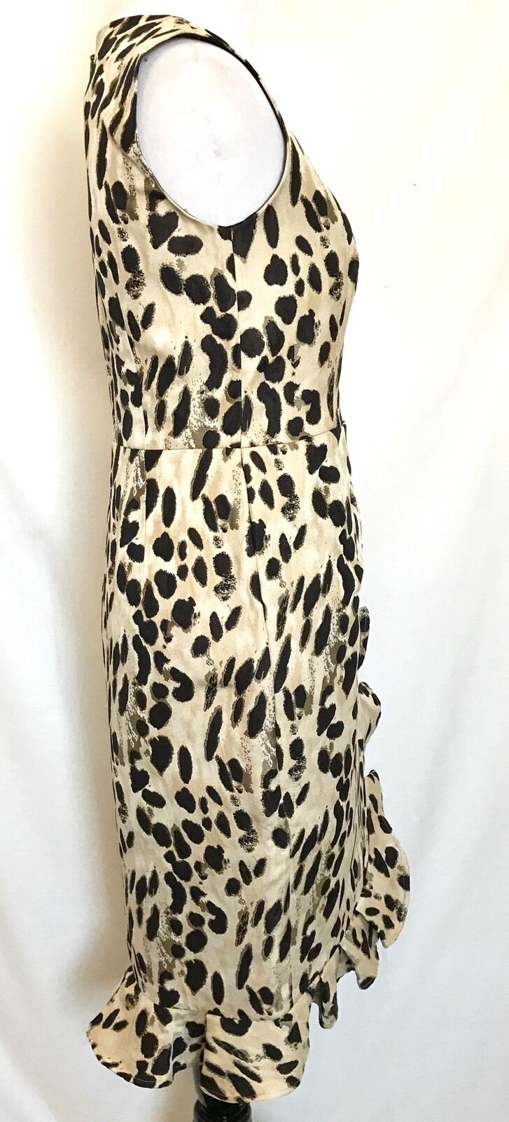Carolina Herrera Animal Print Ruffle Dress. Retails $860 NWT Price $369 Size 2