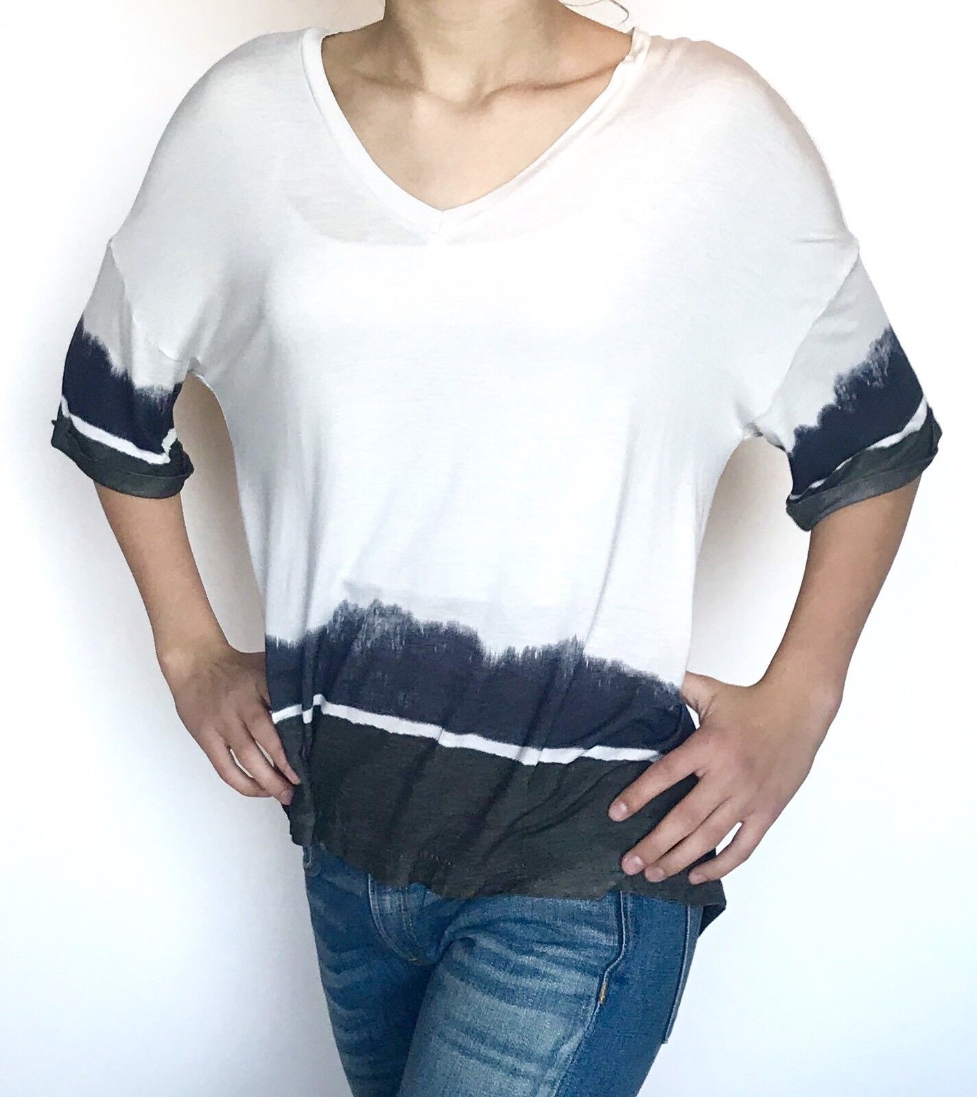 AllSaints Ink Ada Tee Top. NWT Retails $75 Price $49 Size XS All Saints