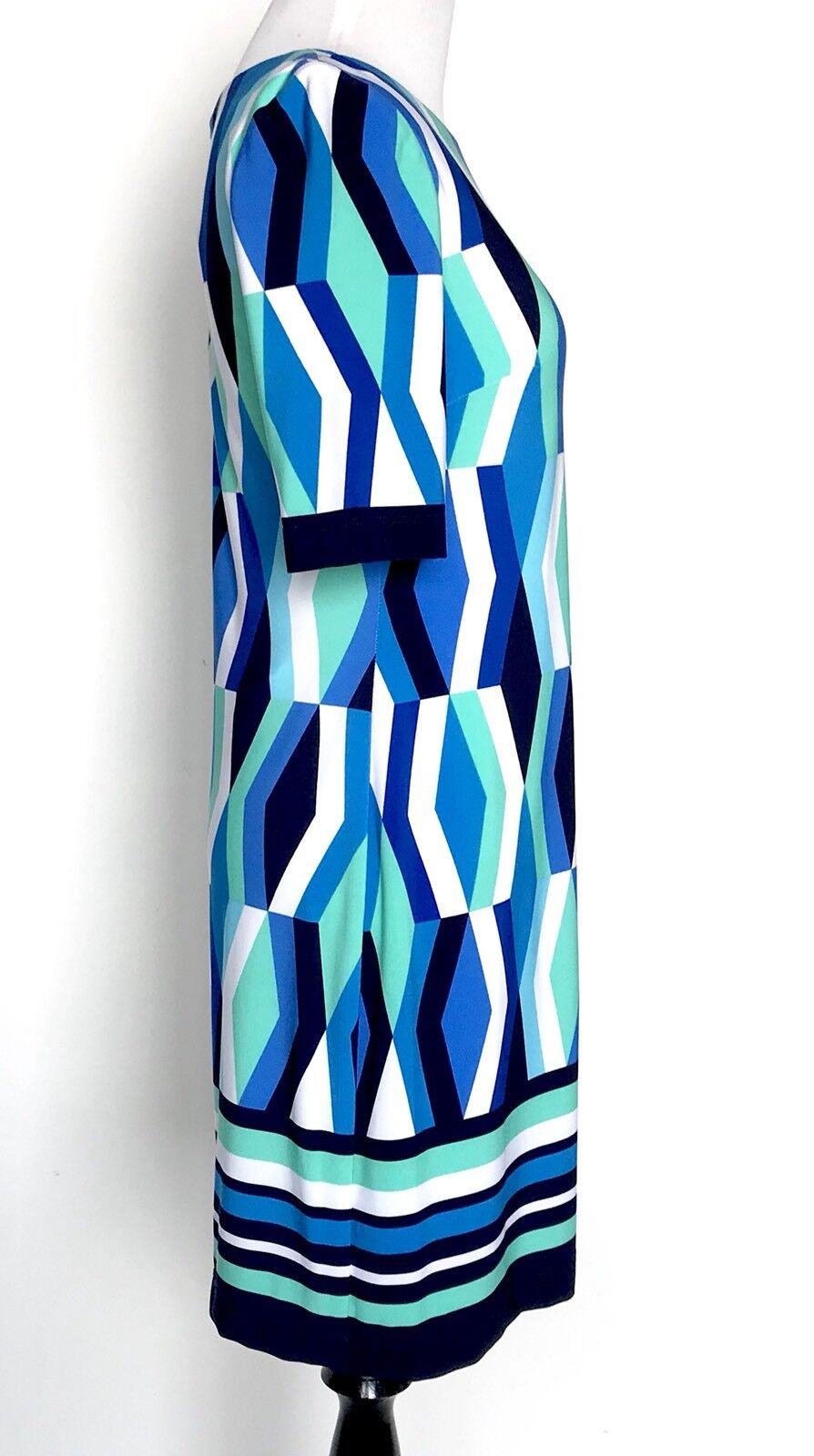 Eliza J Blue Diamond  Stretch Tunic Dress NWT Retails $118 Price $57 Size 0P