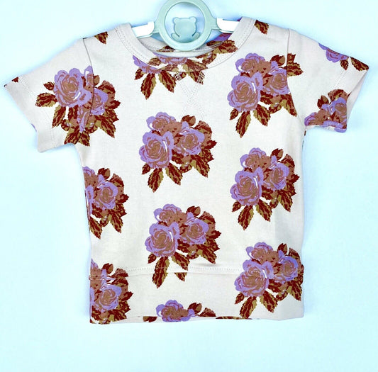 Kate Quinn Organic Cotton Crew Neck Top Price $26 6-12M Orchid Rose