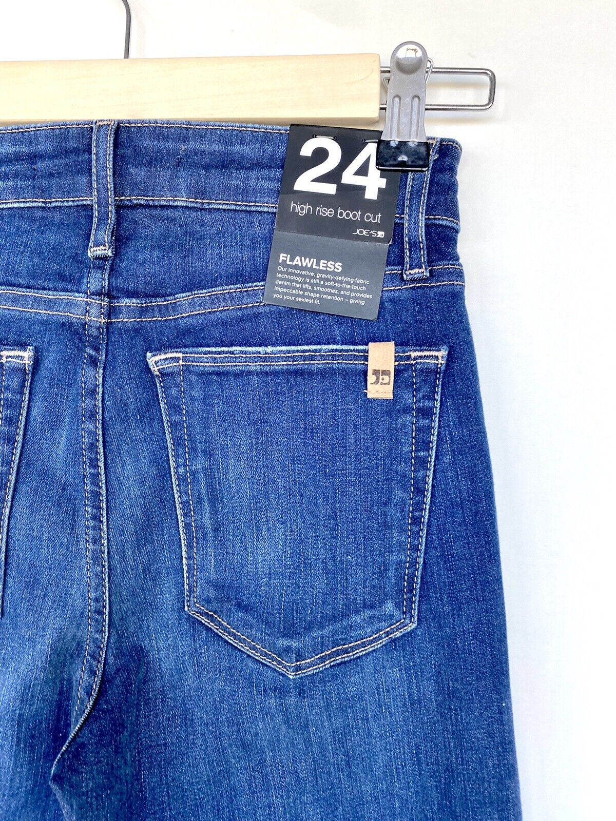 Joe's Jeans  High Rise Raw Hem Hawthorne Boot Cut Jeans Retail $178 Price $79
