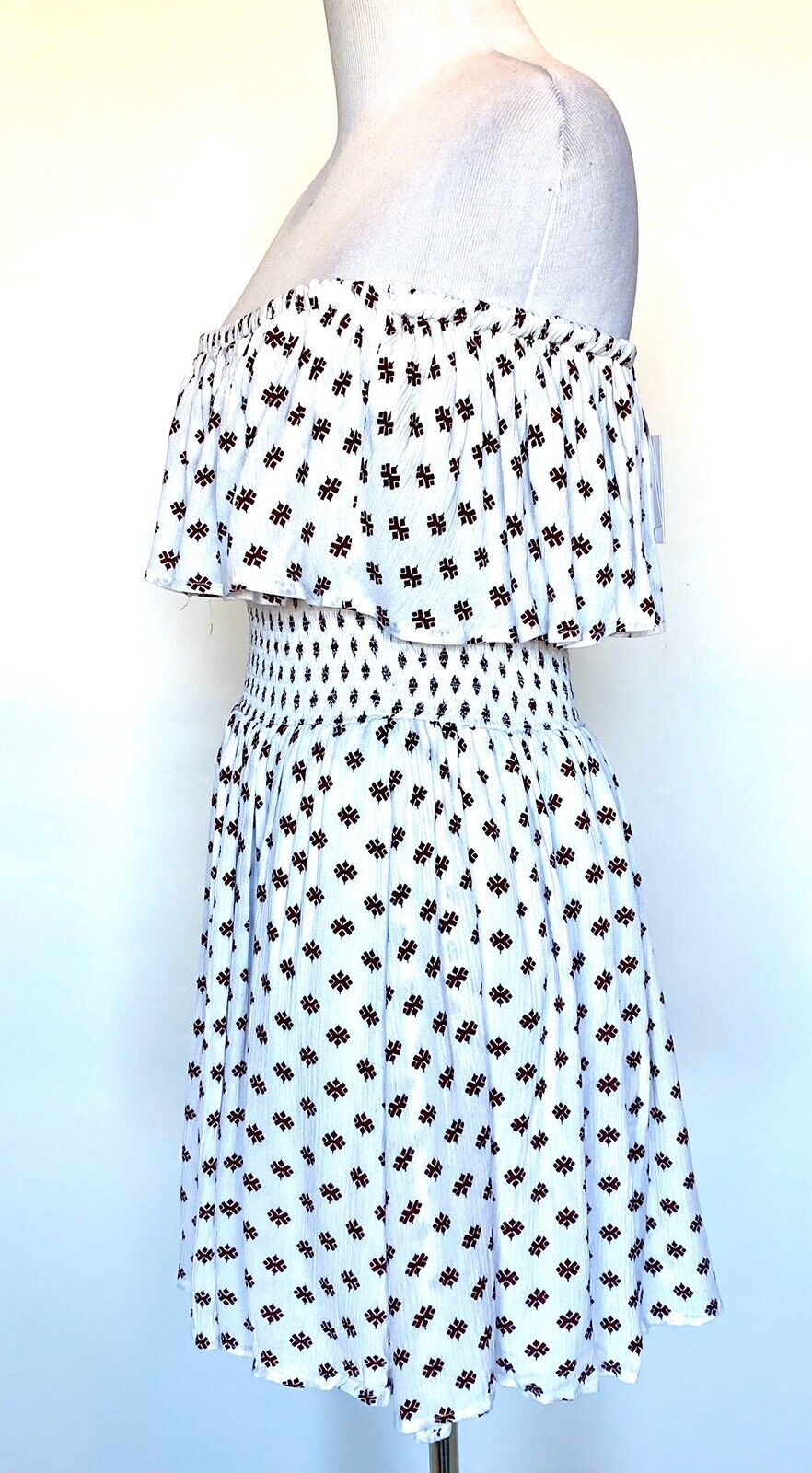 JACK BY BB DAKOTA Strapless Smocked DRESS NWT Retails $84 Price $38 Size S