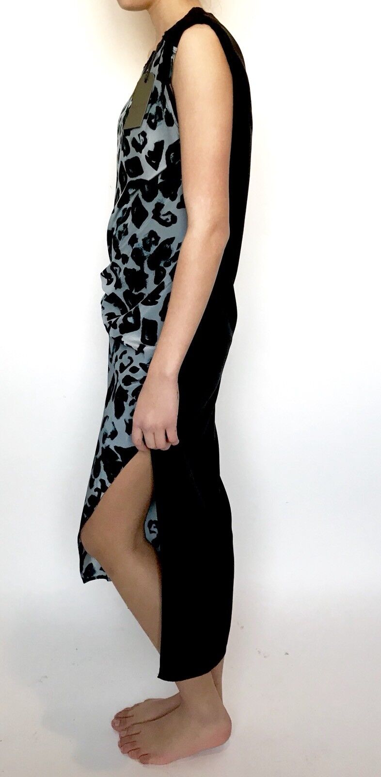 Allsaints Silk Riviera Leo Dress NWT Size 0 Retail $360 Price $108