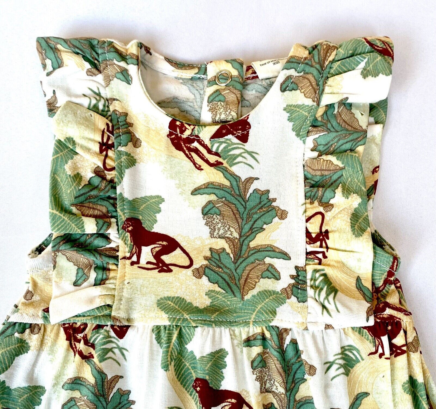 Kate Quinn Soft Bamboo Rainforest Monkey Jumpsuit Retail $42 Price $29 0-3 M