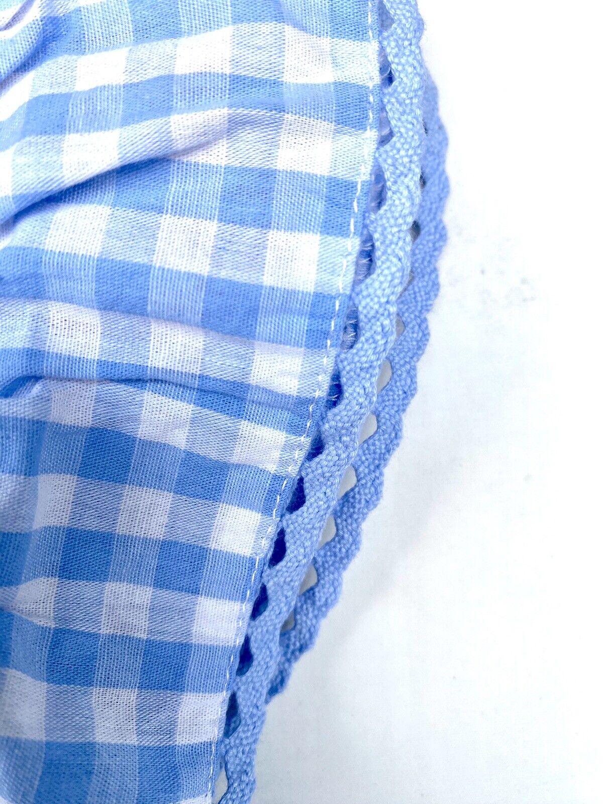 J Marie embroidered Juniper Dress 2T Retail $102 Price $49 Gingham Blue