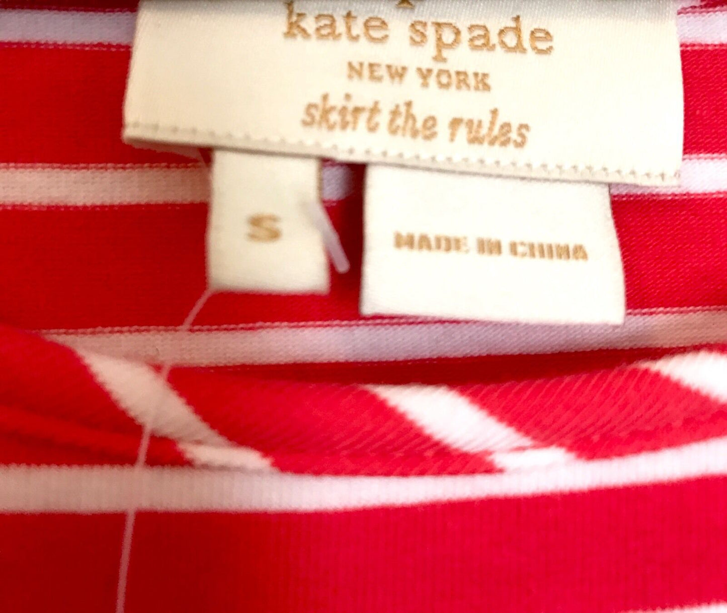 Kate Spade Red & White Rosette Vest Top.NWT Retail $38 Price $20 Age 7-8 / Small