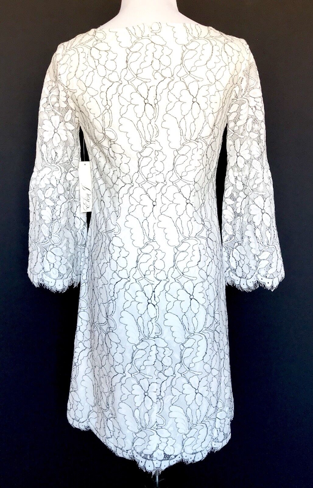 Eliza J  White Bell Sleeve Lace Dress NWT Retails $158 Price $69 Size 6