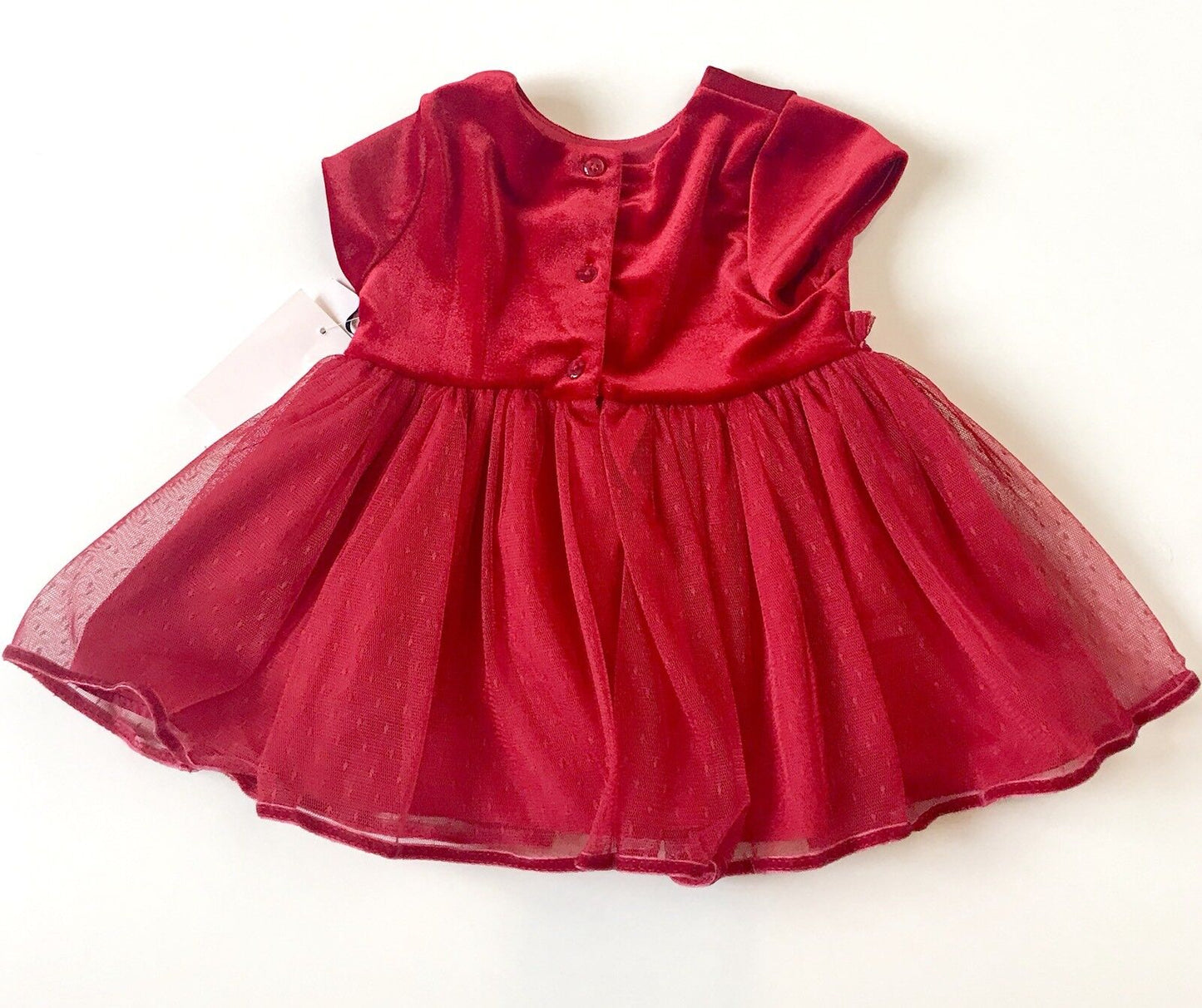 Pippa & Julie 2pc Red Velvet & Net Dress & Legging Retail $44 Price $$29 18 M