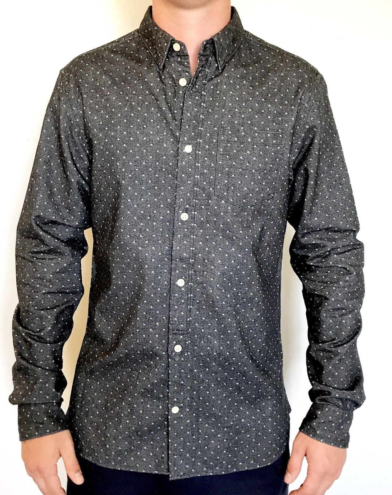 AllSaints Cresco  Spot LS Shirt  Retail $178 NWT Price $78 All Saints XS