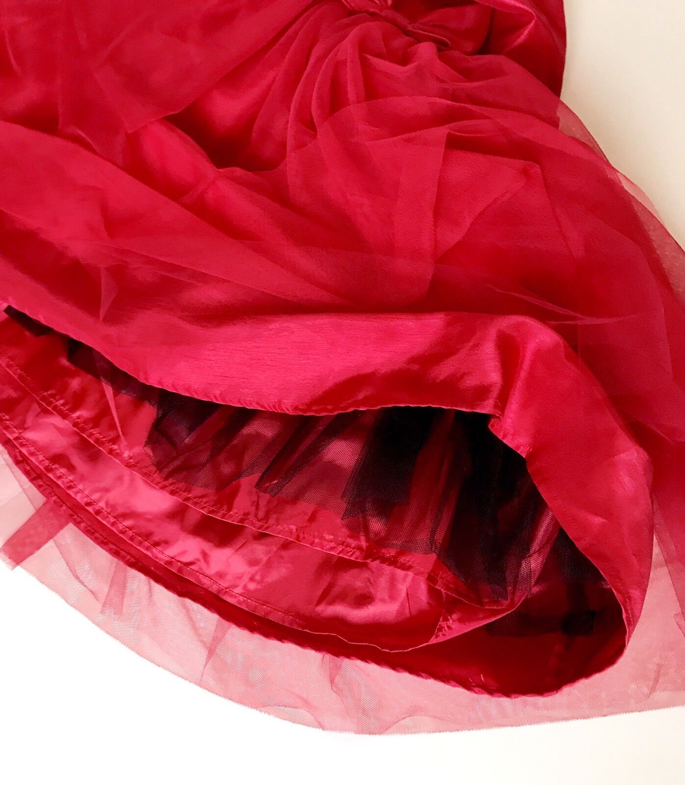 Zunie Red Tutu Dress. Heart Keyhole Back NWT Retails $68 Price $33 Age 14