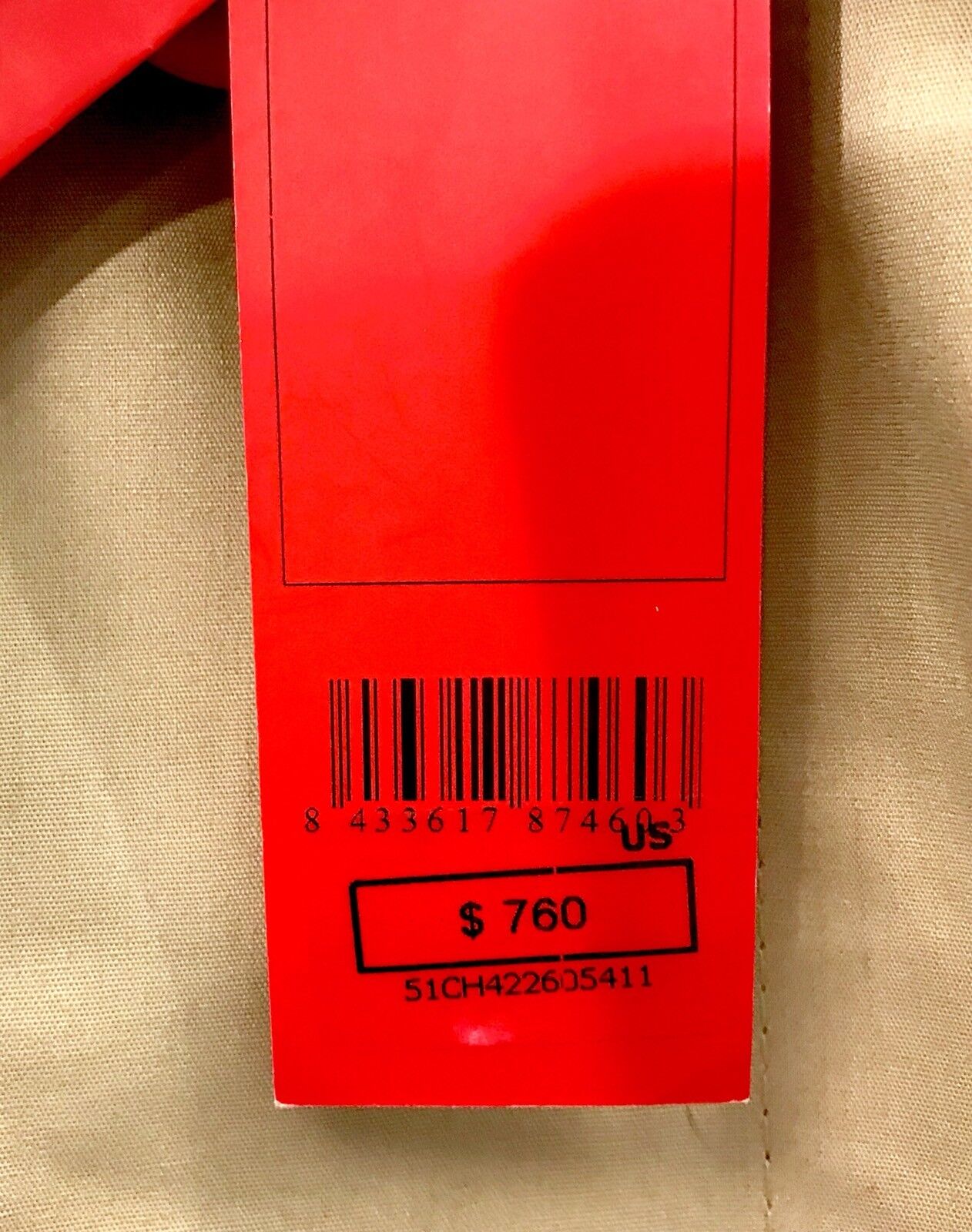 Carolina Herrera Khaki Tan Raincoat . Retails $760 Price $360 NWT Size L