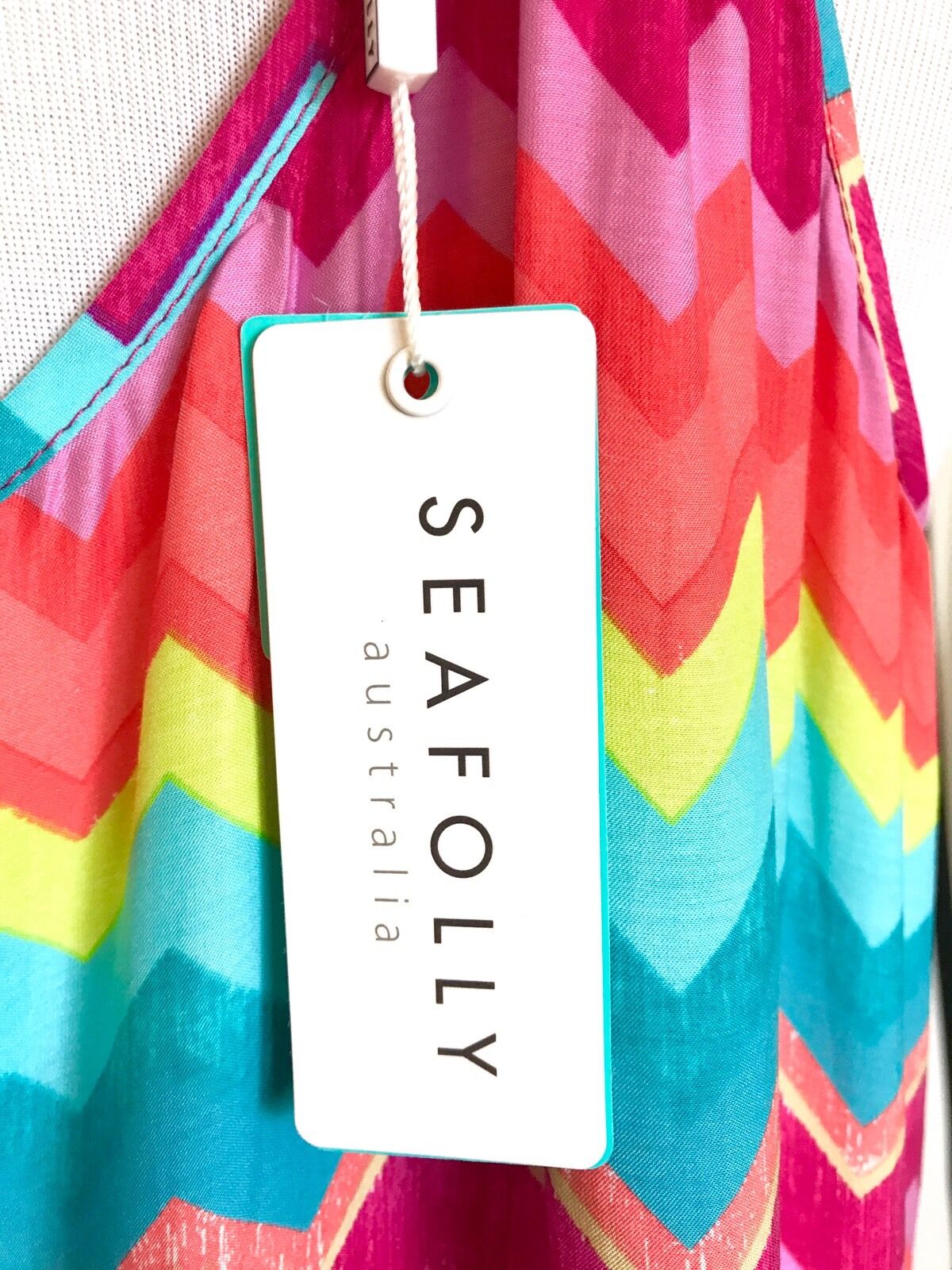 Seafolly Silk Mix  Swim Cover Up Dress NWT Retails $132 Price $39 XS
