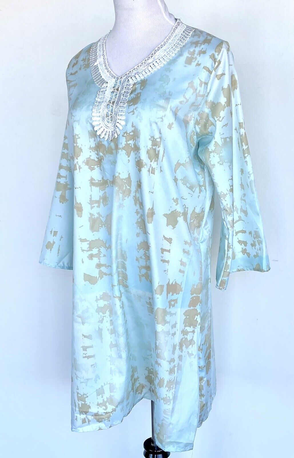 Lulla by bindya mint tunic cover up / Caftan OS Retails $75 Price $39 NWT