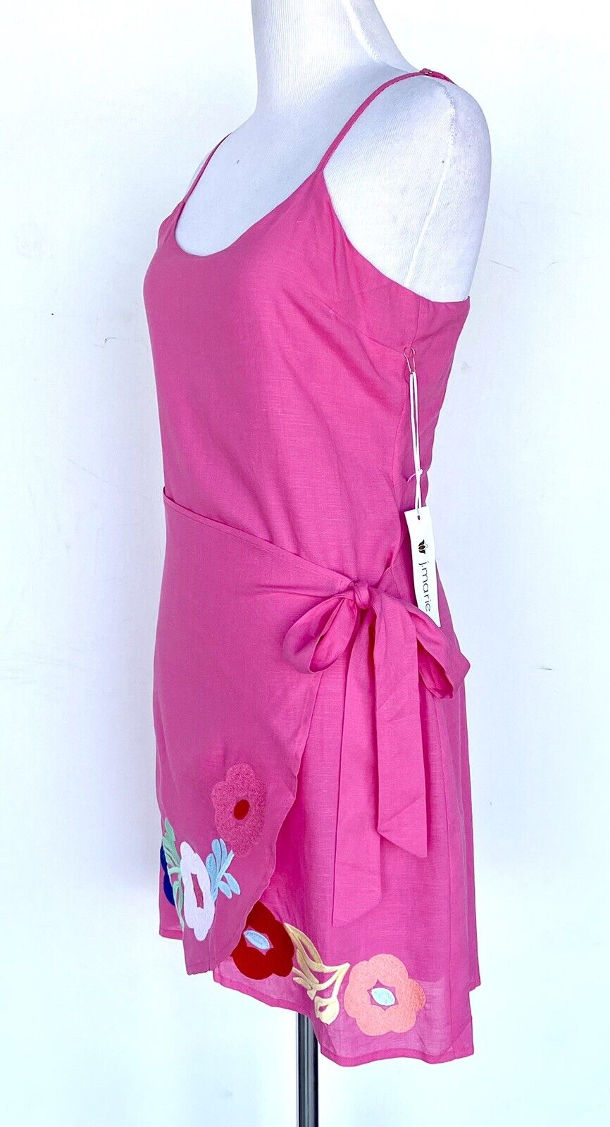 J Marie Pink embroidered  Marta Dress size XS Retail $84 Price $48 NWT