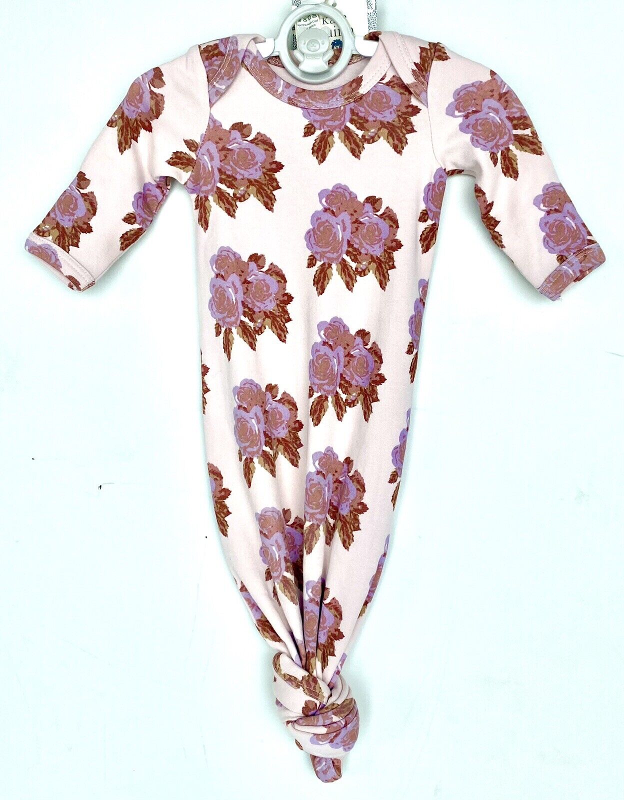Kate Quinn 100% Organic Cotton Gown Retail $38 Price $26 0-3 M Orchid Rose