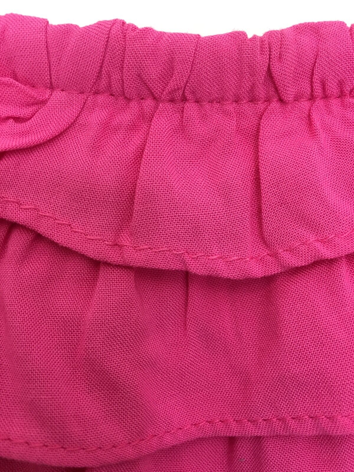 U.S. POLO ASSN. Ruffle pink short Romper. NWT Age 12 M Retails $30 Price $12.50