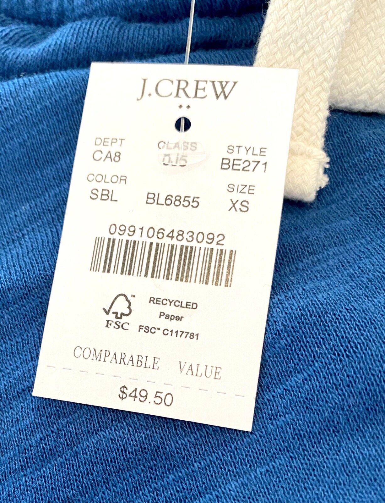 J Crew Relaxed & Soft Malibu Terry Shorts NWT Retail $49.50 Price $26 Size XS