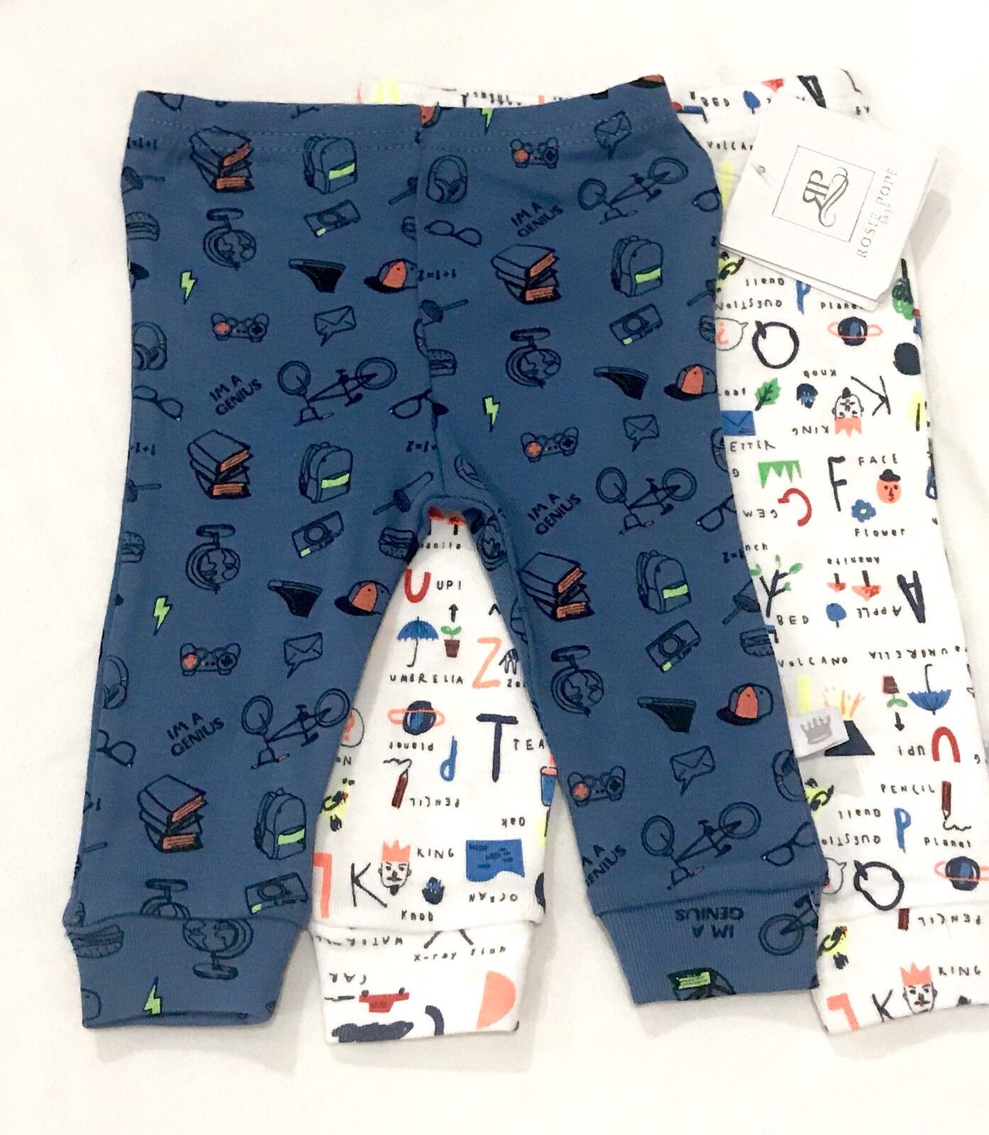Rosie Pope 2 Set Baby Boy Pants Size 0-3 Months. NWT Price $12
