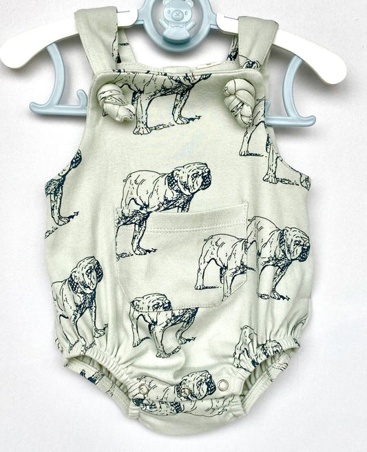 Kate Quinn 100% Organic Cotton Overall Bubble Romper Retail $36 Price $28 3-6M