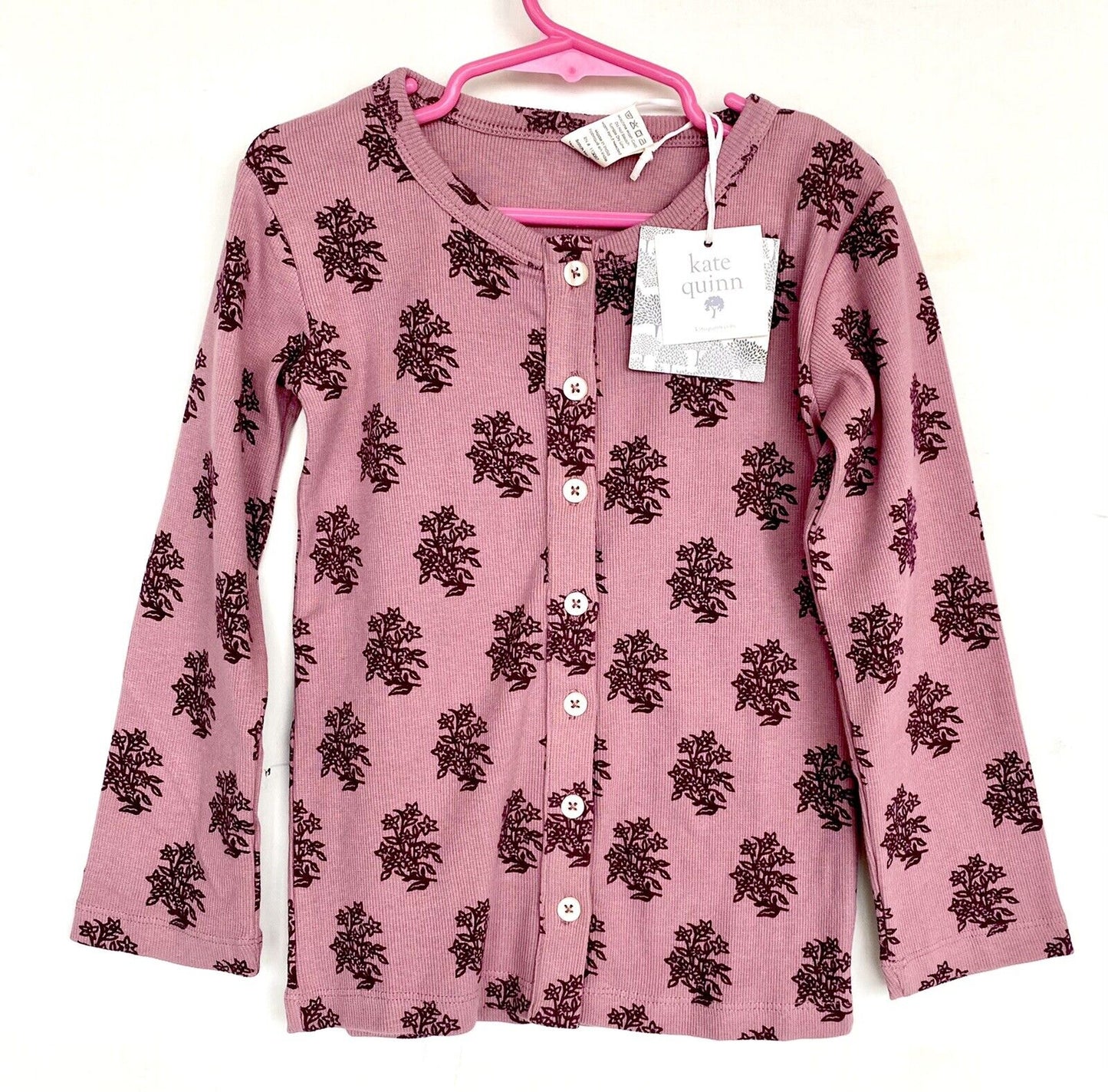 Kate Quinn Organic Cotton Cardigan Ribbed Retail $38 Price $26 Age 6