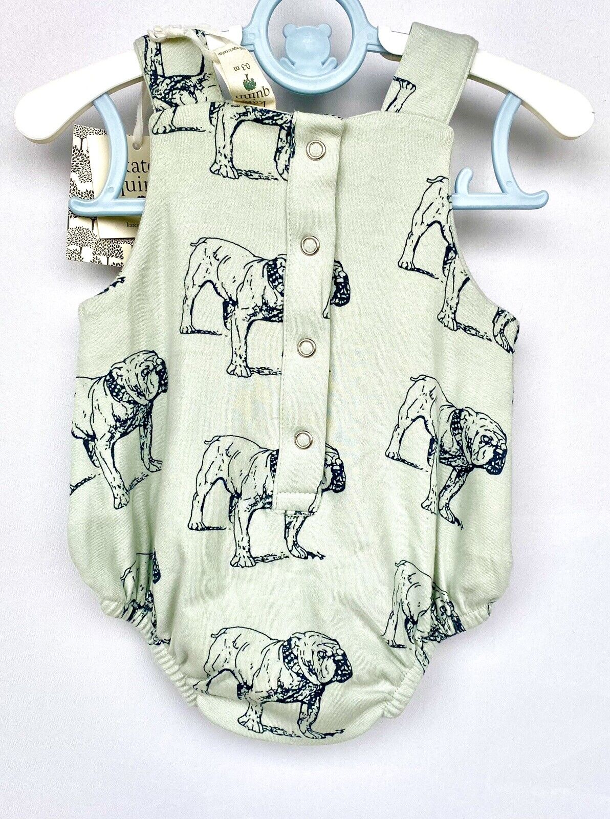 Kate Quinn 100% Organic Cotton Overall Bubble Romper Retail $36 Price $28 3-6M