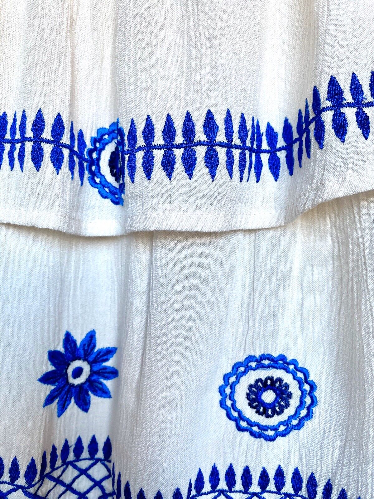 Anthropologie Rahi Cali Boho Embroider Skirt Retail $88 Price $32 M NWT