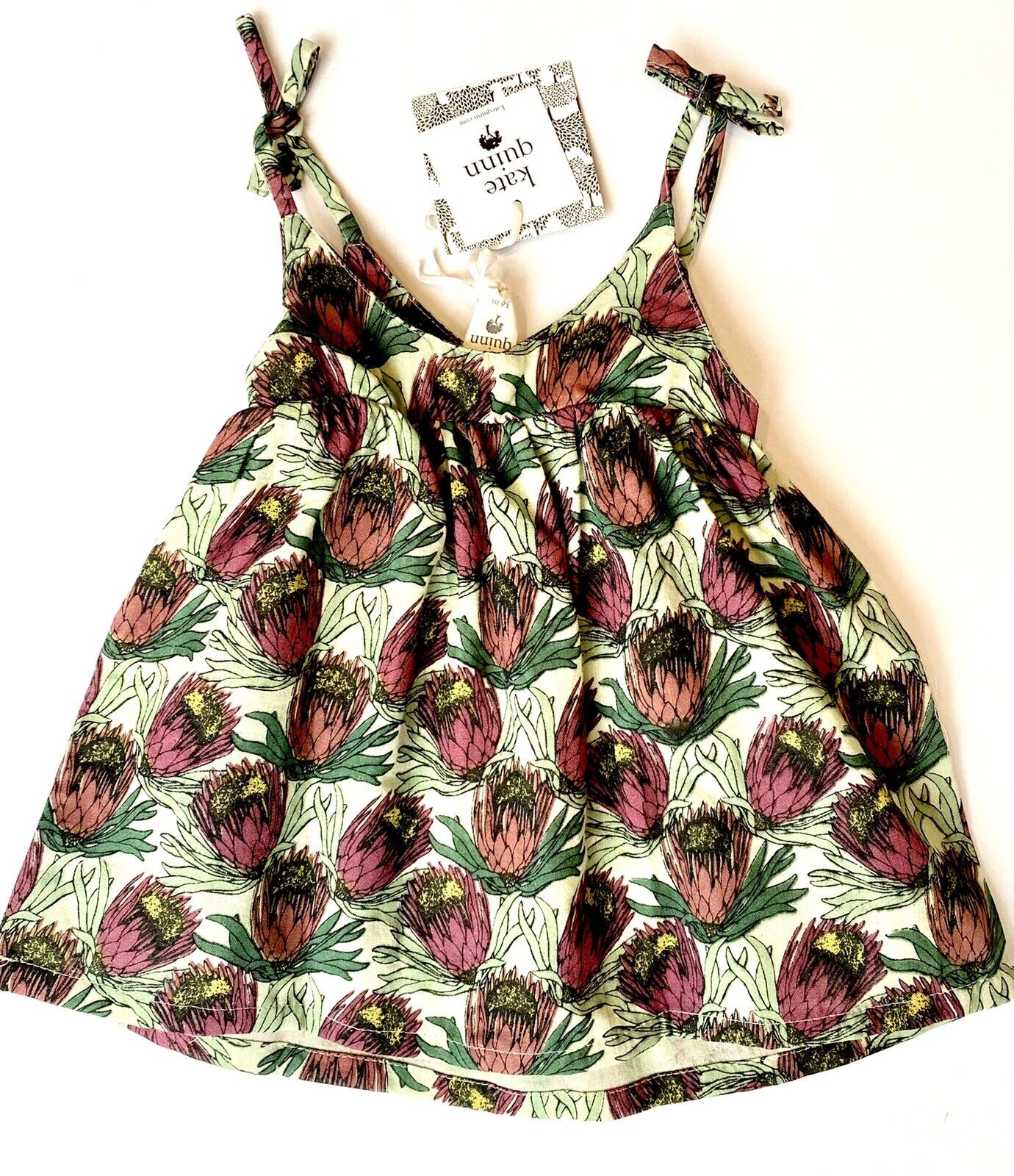 Kate Quinn 100% Organic Cotton Gauze Dress Retail $42 Price $32 3-6M