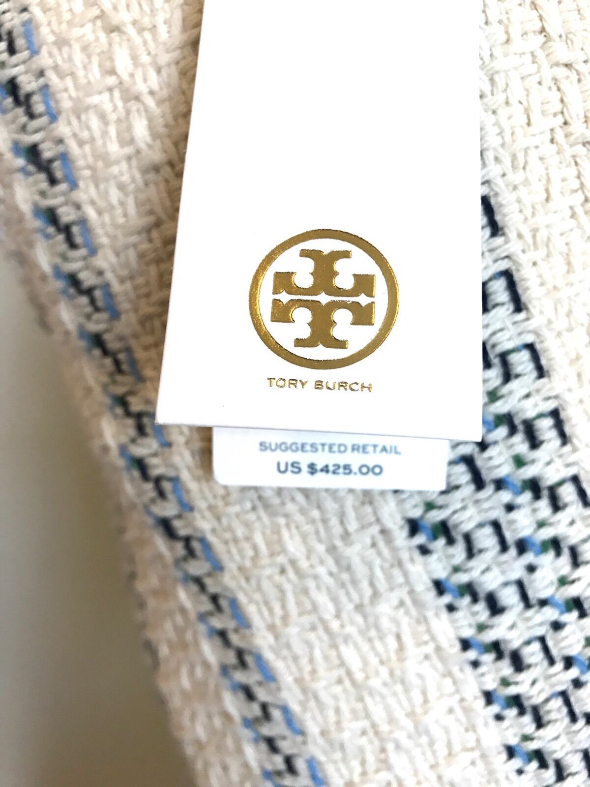 Tory Burch Cream Woven Stacey Dress. NWT Retail $425  Price $190 Size 0