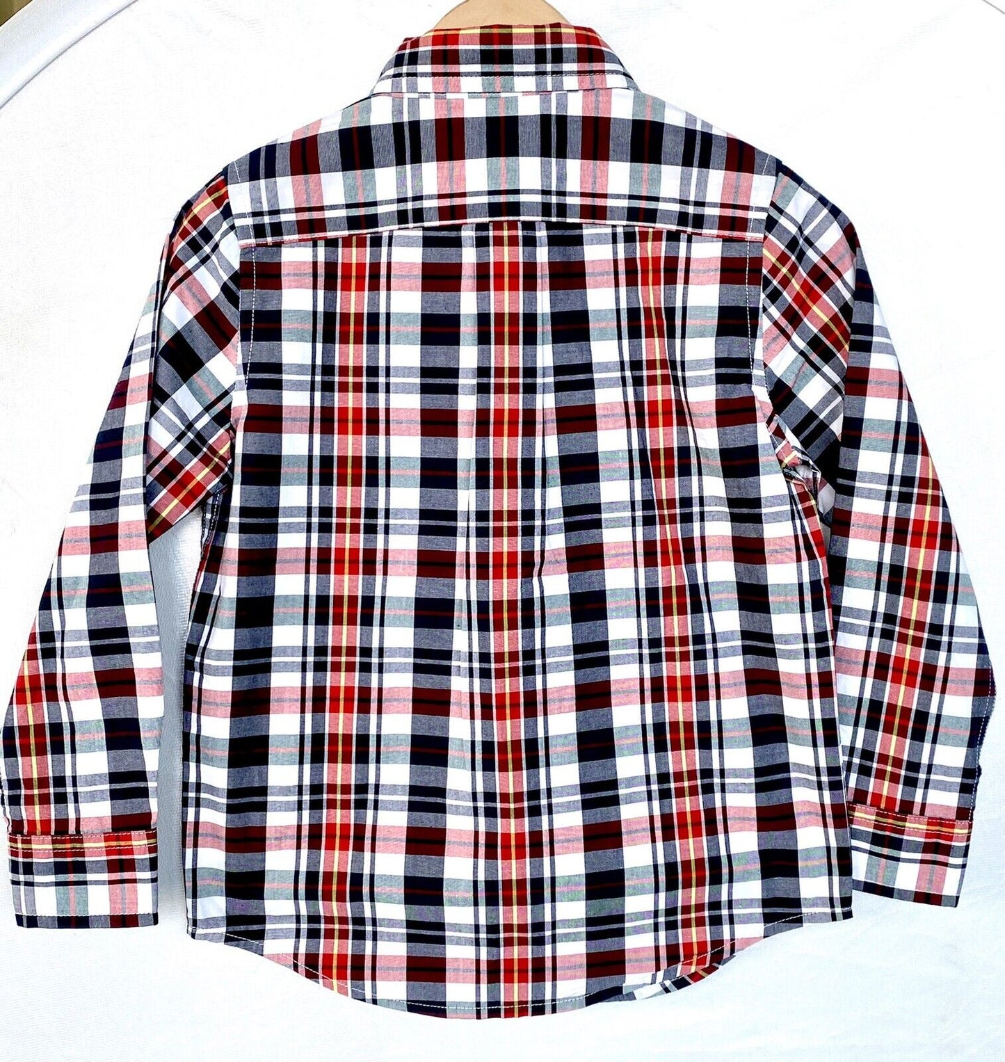 Janie And Jack Plaid LS Shirt Age 3-6 M Retail $35 Price $25 NEW